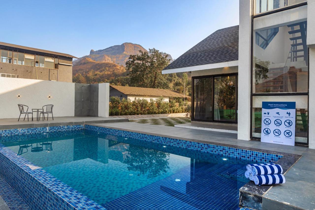 Saffronstays Stargazer, Karjat - Luxury Pool Villa With Lake View Exterior photo